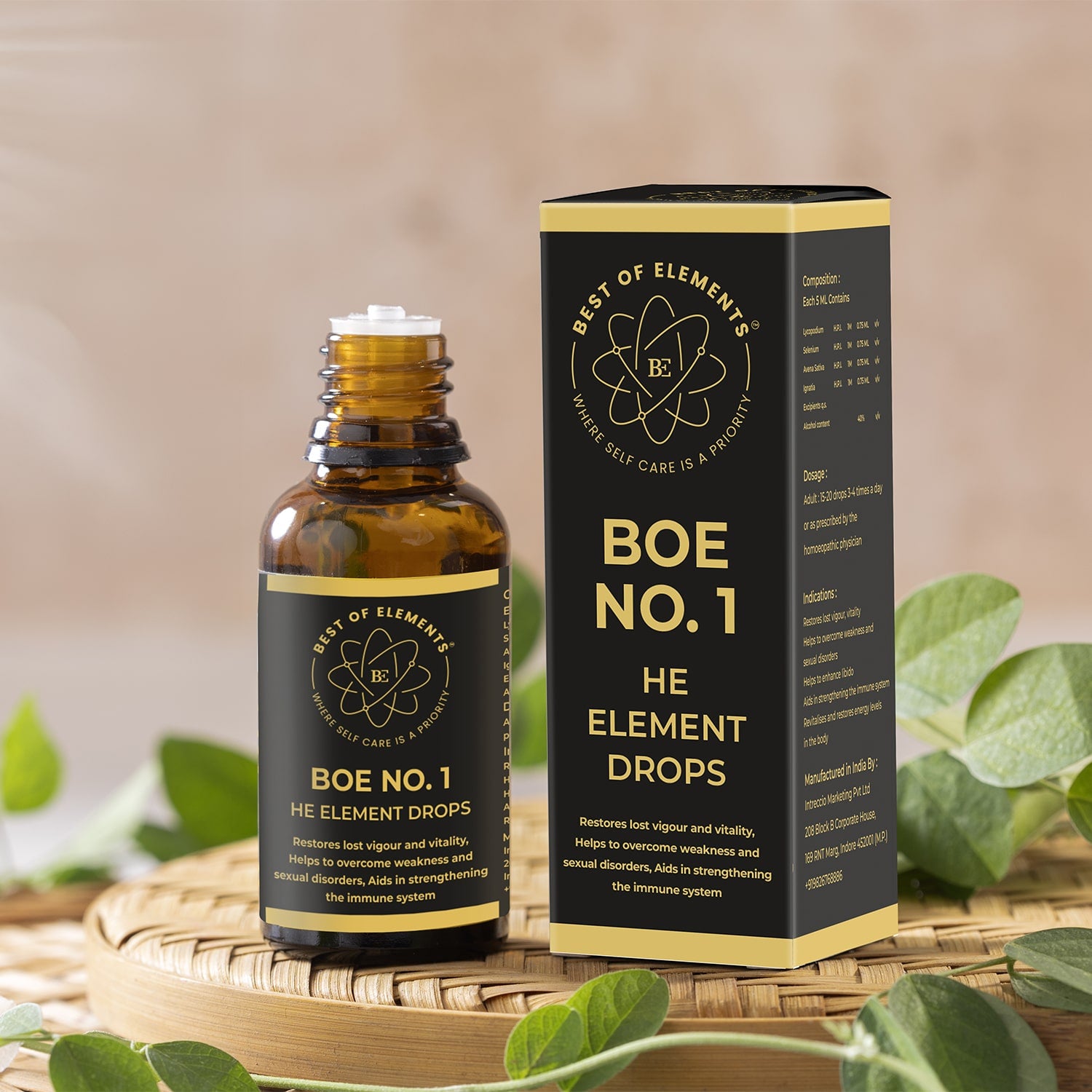 BOE No. 1 He Element Drops