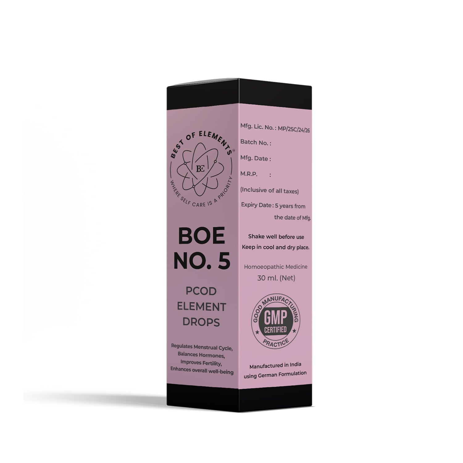 BOE No. 5 PCOD Element Drops by Best of Elements